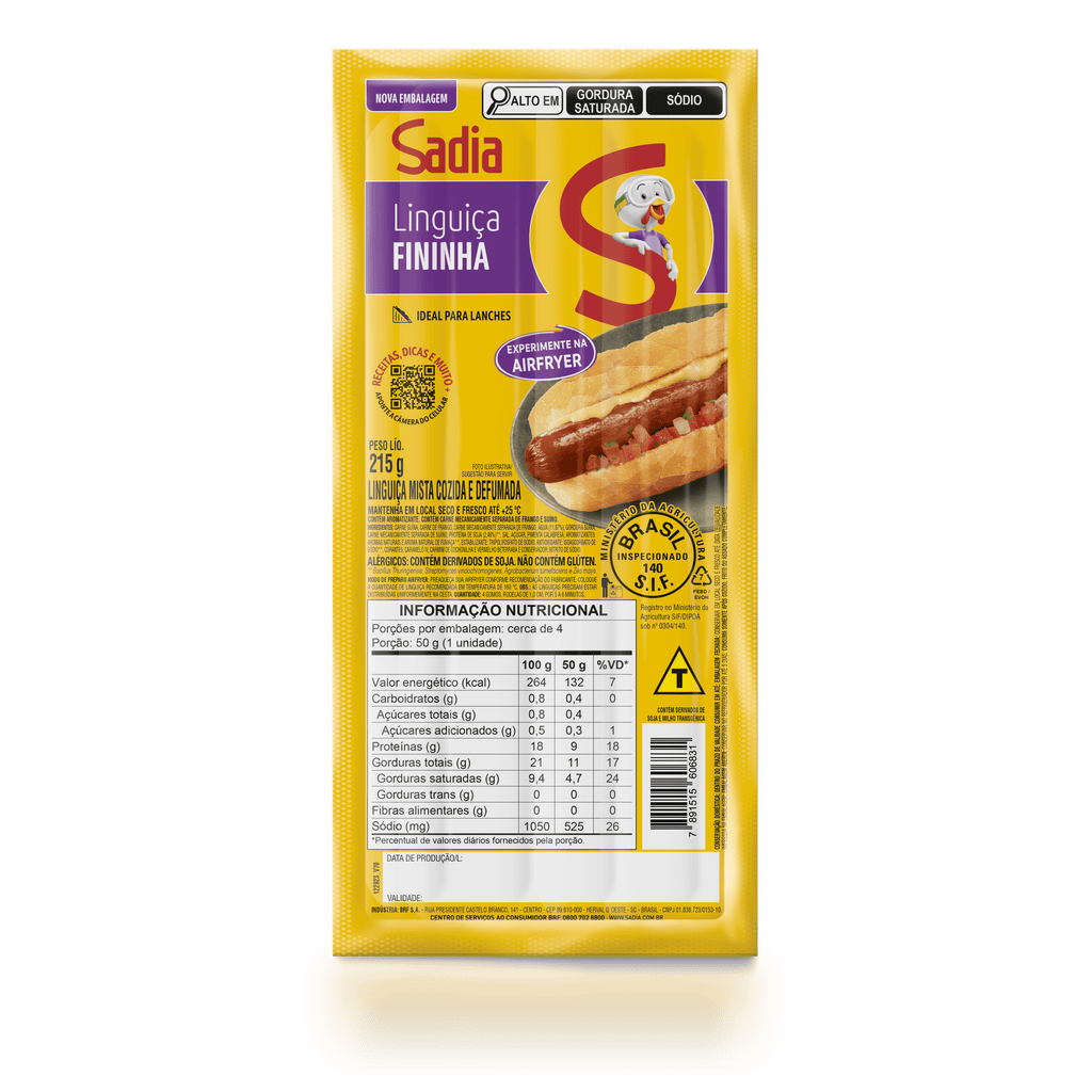 Kit Sadia Fraternidade